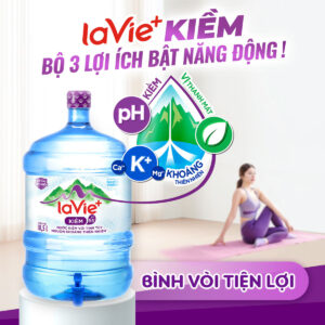 Nước khoáng kiềm LaVie+ bình 19L