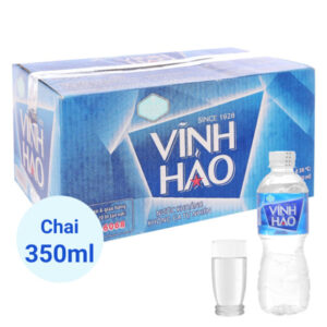 Thùng nước Vĩnh Hảo chai nhỏ 350ml (24 chai)